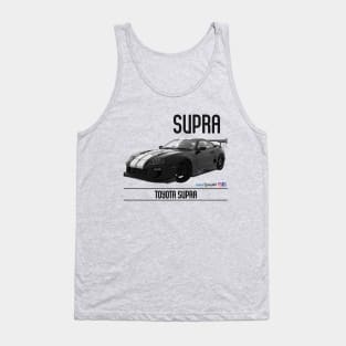 Supra Time Attack Black Stripes Tank Top